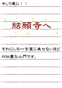 そして遂に！！結願寺へそれにしろ・・・言葉に表せないほどの壮麗な山門です。